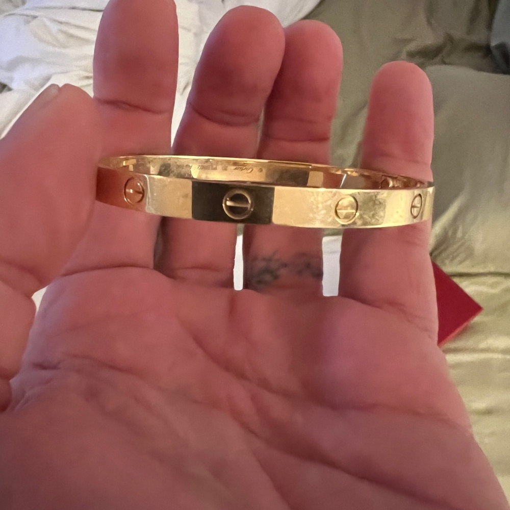 Cartier Gold Love Bracelet size 20